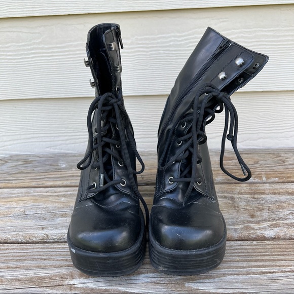 Vintage y2k Mudd Platform Boots - Picture 2 of 8